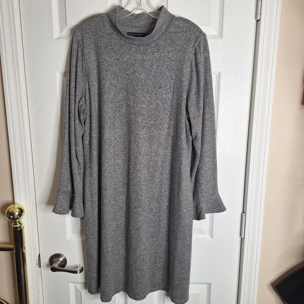 White House Black Market flutter sleeve shift dress Size XL